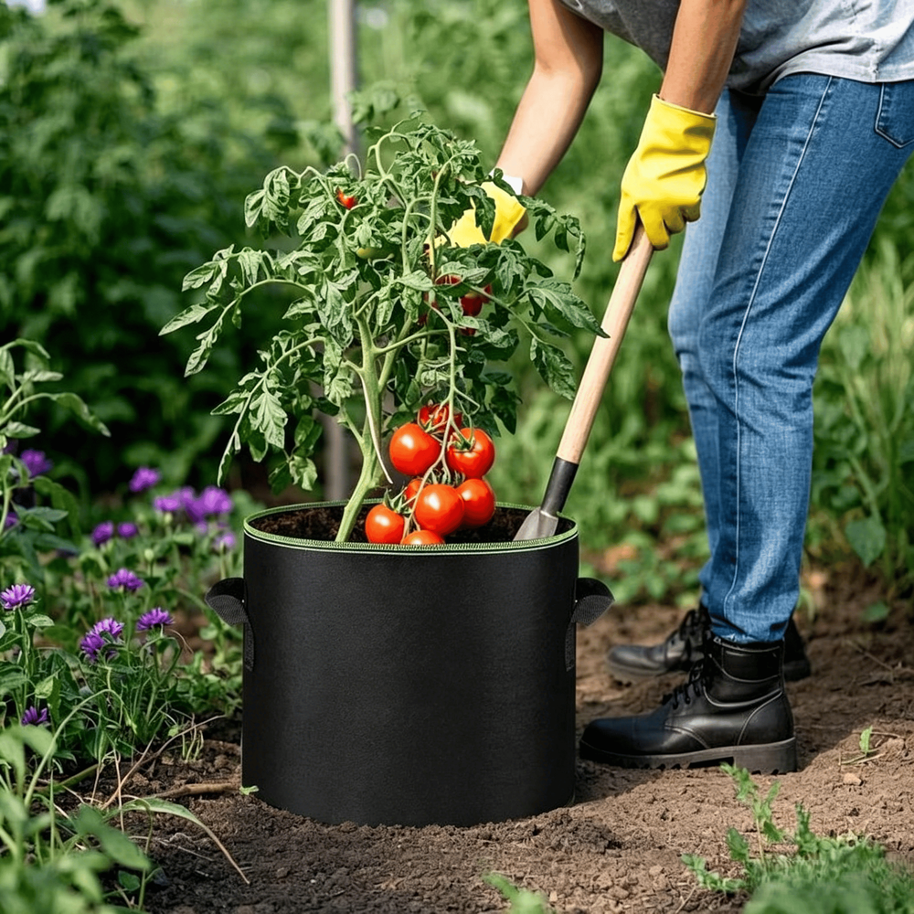 π± 5-Pack 5 Gallon Grow Bags β Heavy Duty Aeration Fabric Pots with Handles for Vegetables, Flowers & Fruits πͺ΄