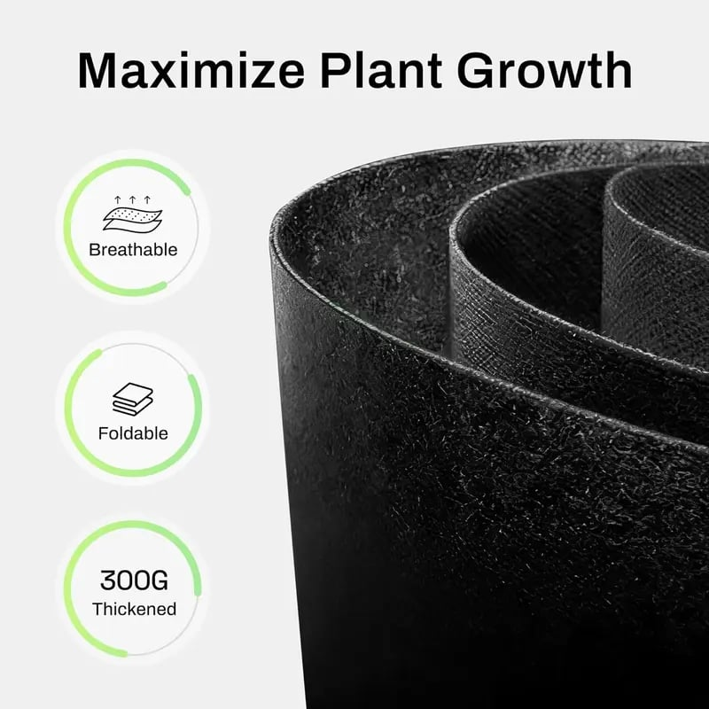 π± 5-Pack 5 Gallon Grow Bags β Heavy Duty Aeration Fabric Pots with Handles for Vegetables, Flowers & Fruits πͺ΄