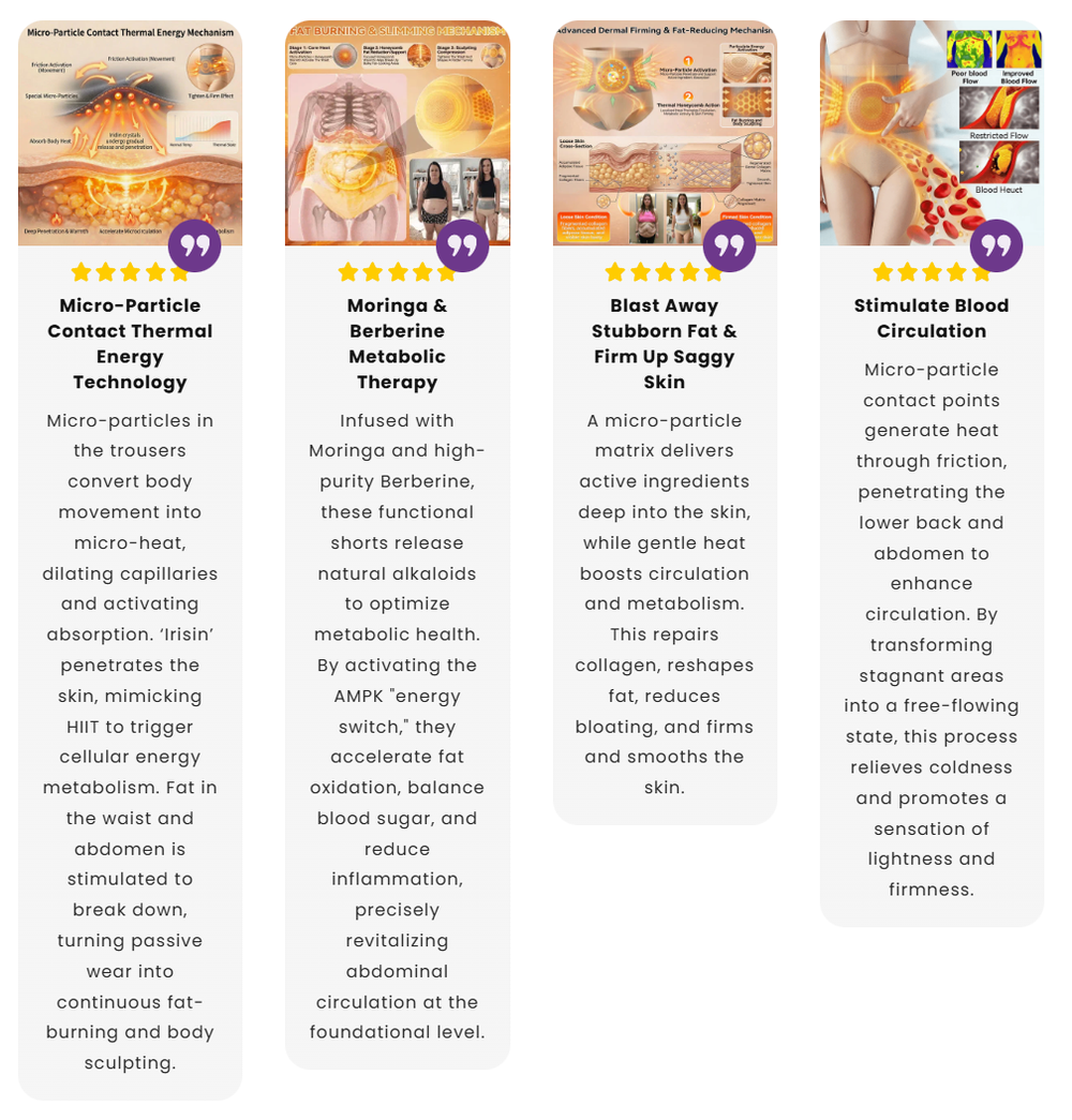 Official Brand Store | 🛡️2026 Moringa & Berberine 4-in-1 Micro-Particle Shaping & Fat Burning Shorts