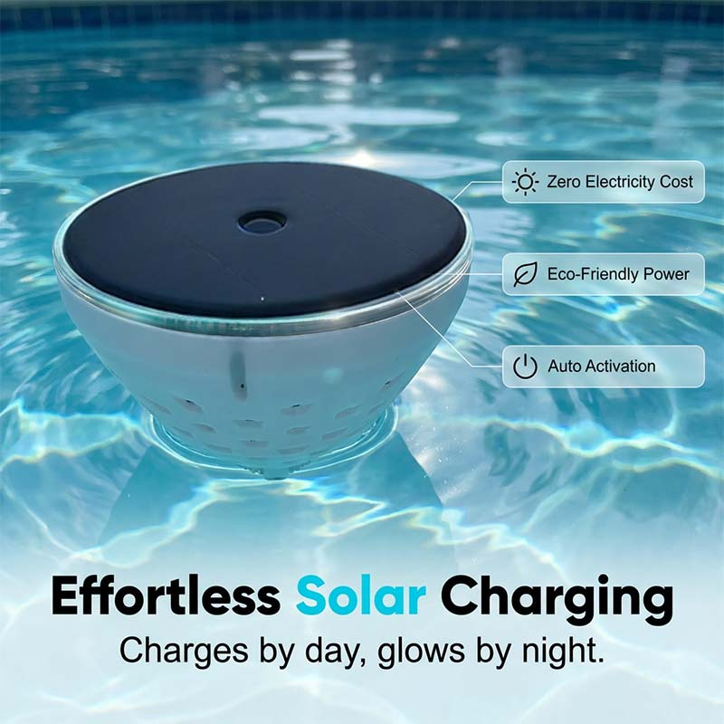 🎁2026 Hot Sale 50% OFF💕Solar Floating Pool Light with Fish Projection